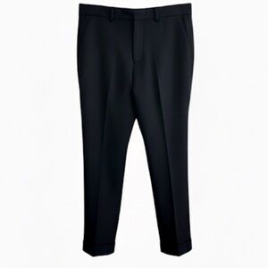 Alice + Olivia “Employed” Wool Single Pleat Cuffed And Cropped Pants Size 4 EUC!